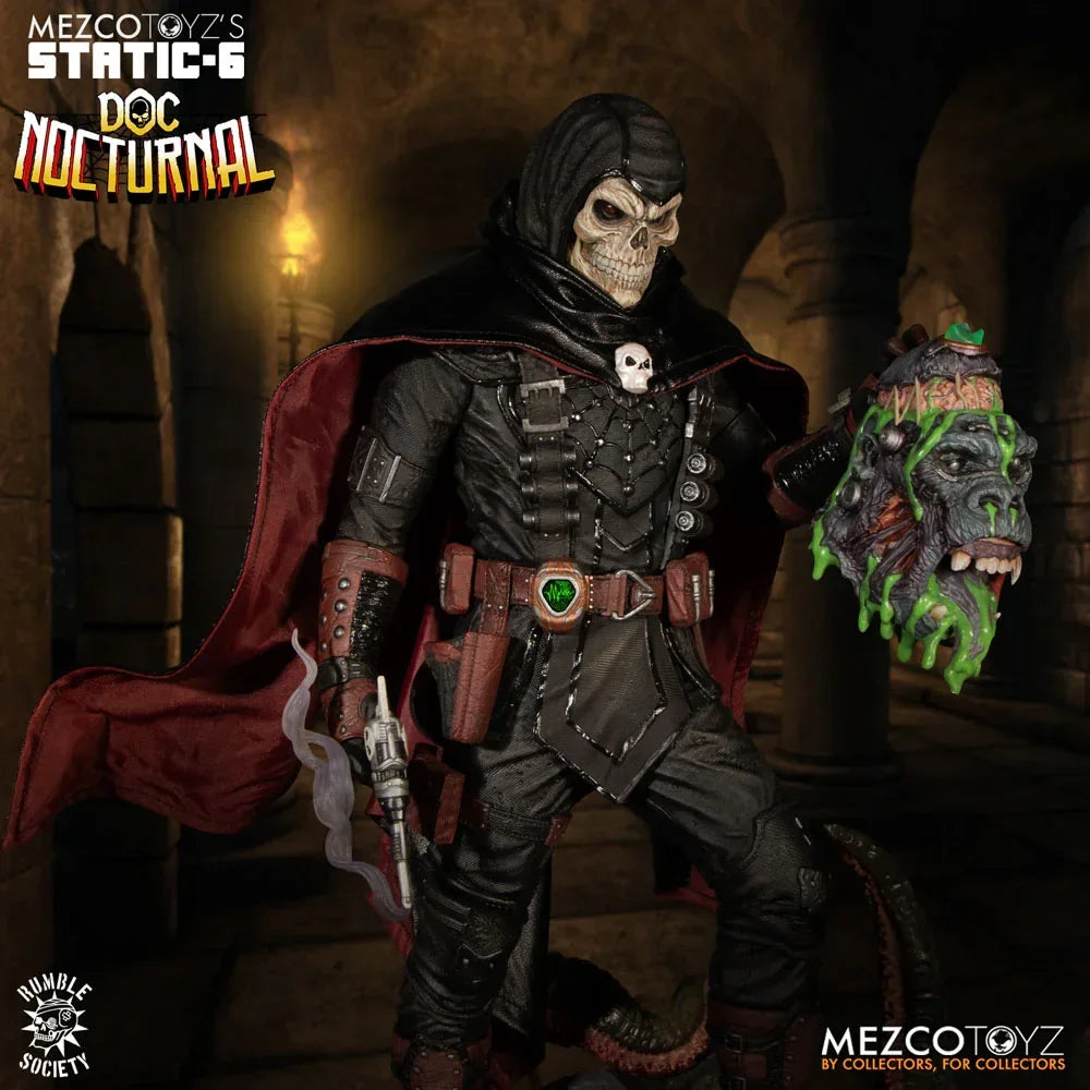 Original Character Static-6 PVC Statue 1/6 Rumble Society - Doc Nocturnal 38 cm Mezco Toys
