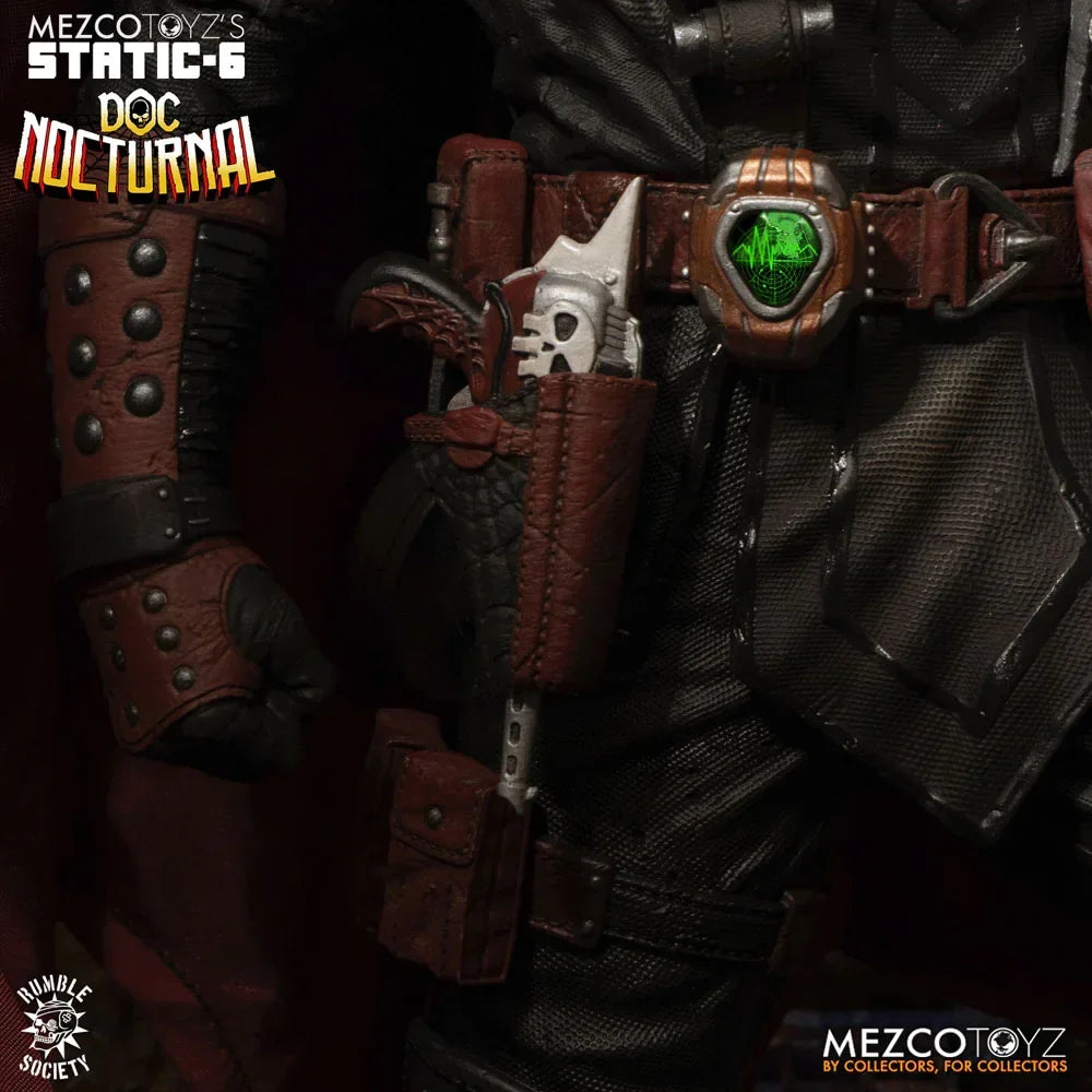 Original Character Static-6 PVC Statue 1/6 Rumble Society - Doc Nocturnal 38 cm Mezco Toys