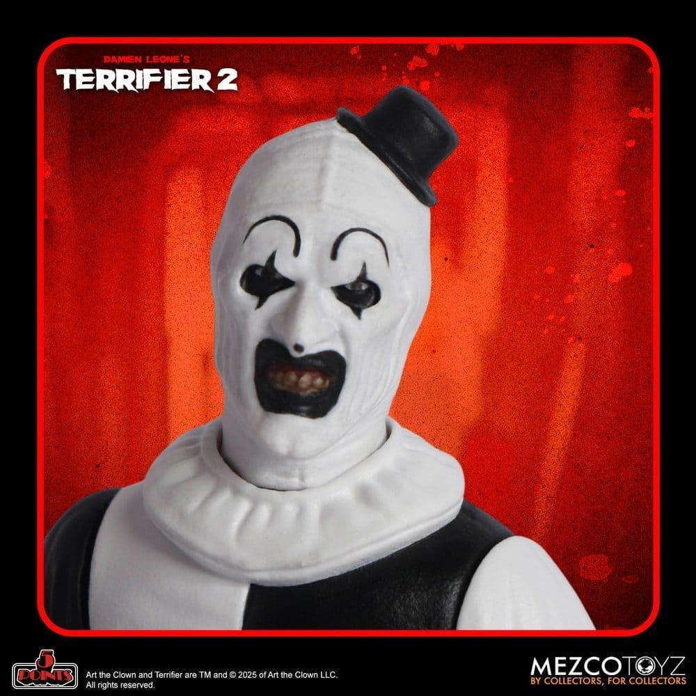 Terrifier 2 5 Points Action Figurr 10 cm Assortment (16) Mezco Toys