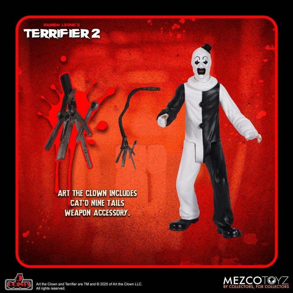 Terrifier 2 5 Points Action Figurr 10 cm Assortment (16) Mezco Toys