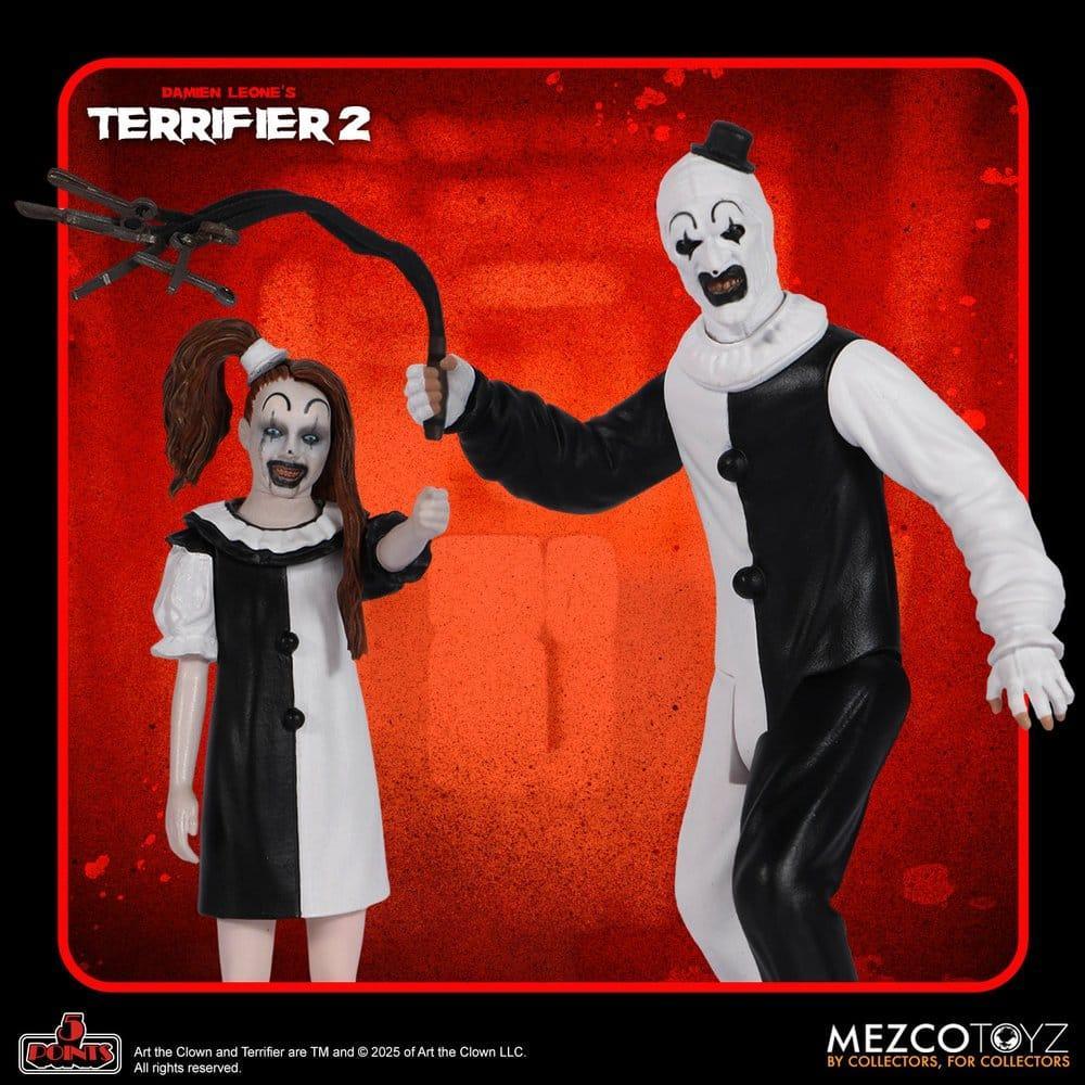Terrifier 2 5 Points Action Figurr 10 cm Assortment (16) Mezco Toys