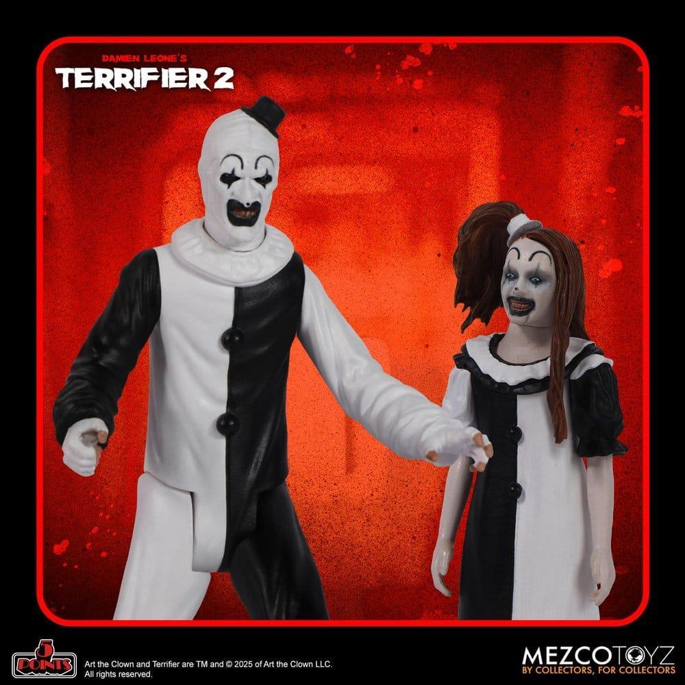 Terrifier 2 5 Points Action Figurr 10 cm Assortment (16) Mezco Toys