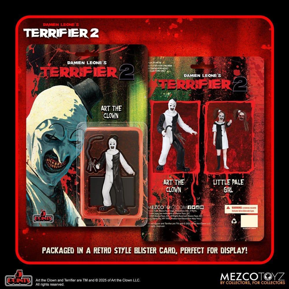 Terrifier 2 5 Points Action Figurr 10 cm Assortment (16) Mezco Toys