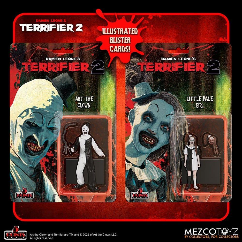 Terrifier 2 5 Points Action Figurr 10 cm Assortment (16) Mezco Toys