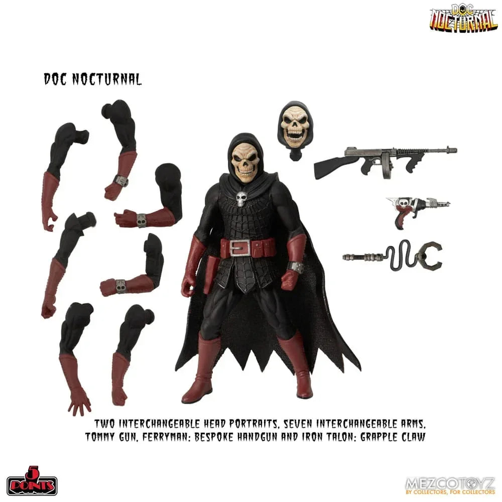 Doc Nocturnal 5 Points Action Figurr Nocturnal Tower Playset 9 cm Mezco Toys
