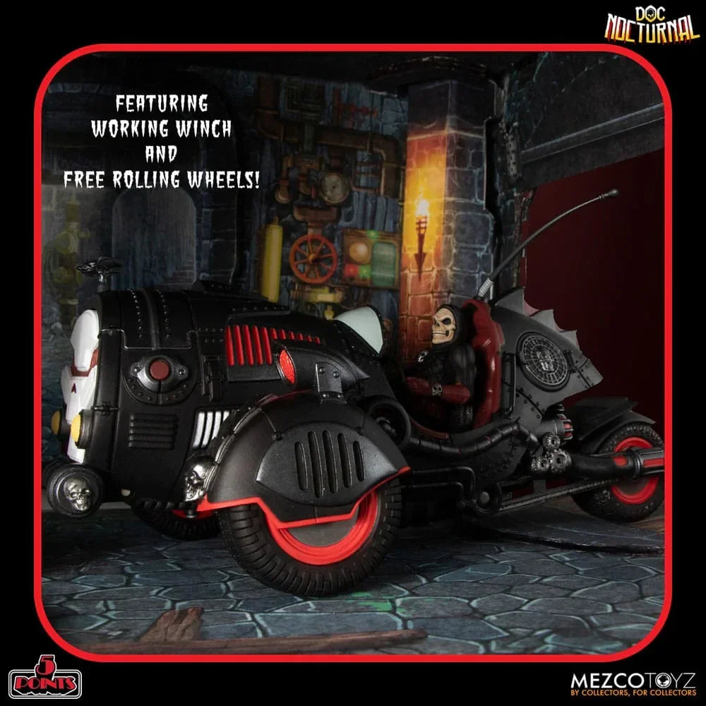Doc Nocturnal 5 Points Action Figurr Nocturnal Tower Playset 9 cm Mezco Toys