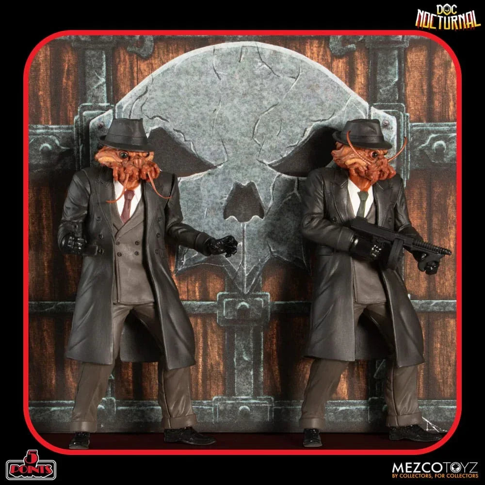 Doc Nocturnal 5 Points Action Figurr Nocturnal Tower Playset 9 cm Mezco Toys