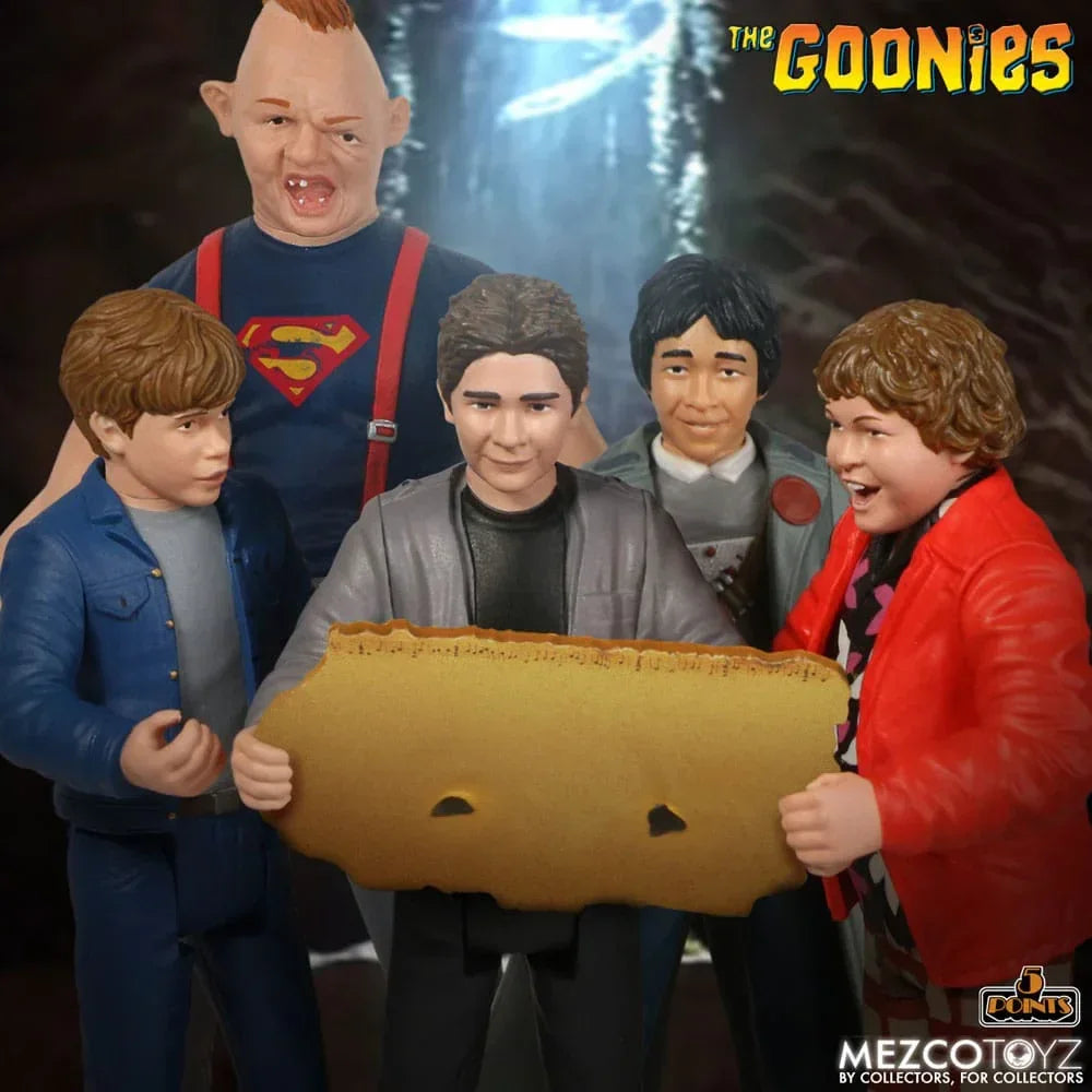 The Goonies 5 Points Action Figures 9 cm Assortiment (20) Mezco Toys