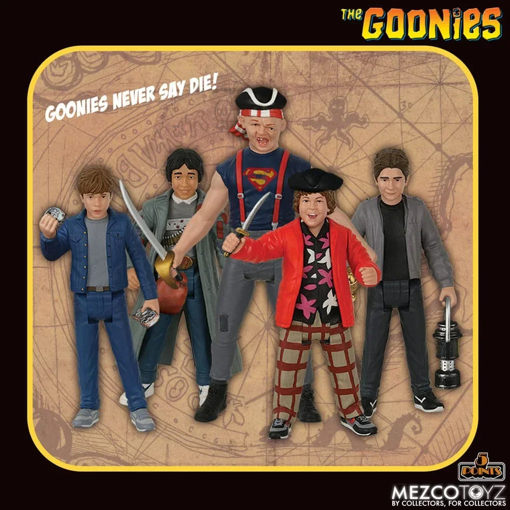 The Goonies 5 Points Action Figures 9 cm Assortiment (20) Mezco Toys