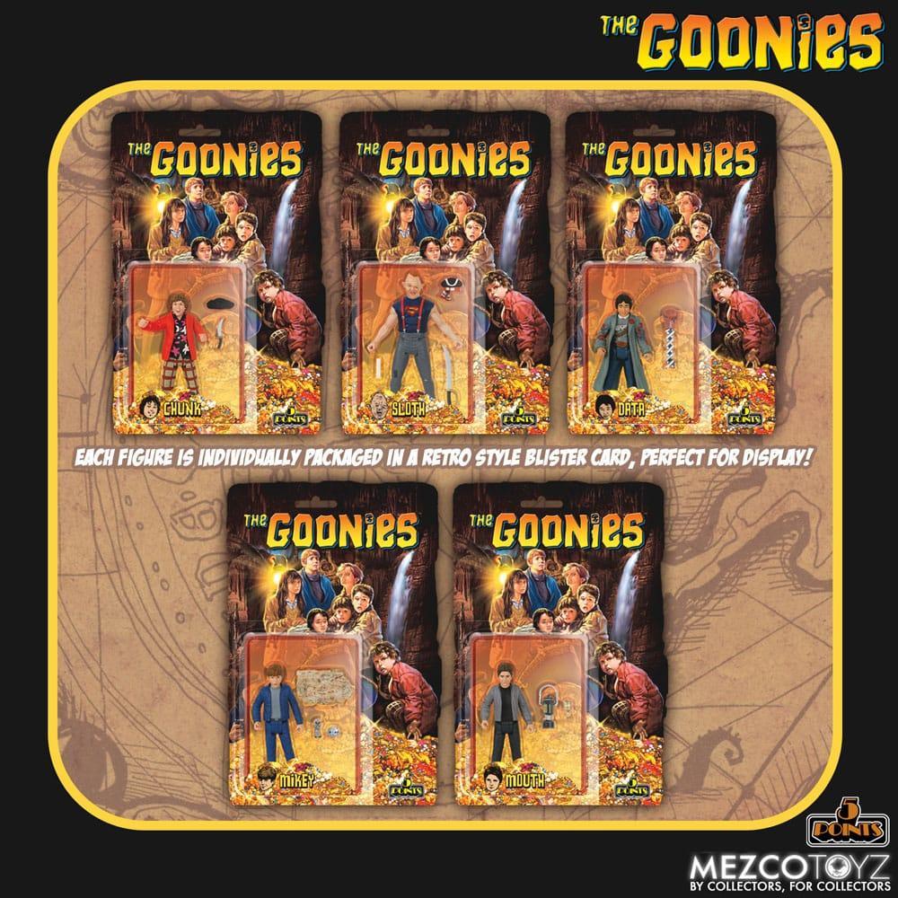 The Goonies 5 Points Action Figures 9 cm Assortiment (20) Mezco Toys