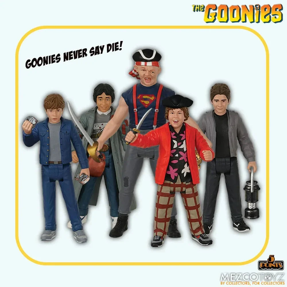 The Goonies 5 Points Action Figures 9 cm Assortiment (20) Mezco Toys