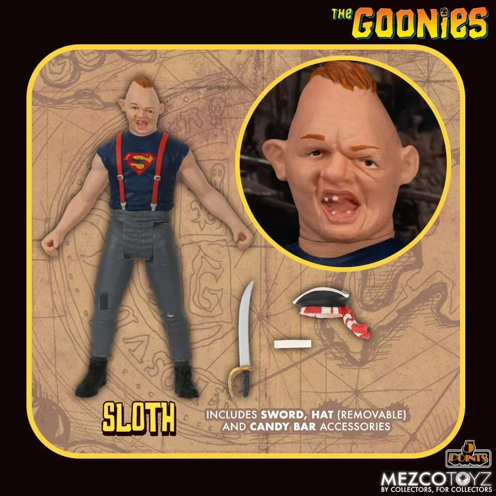 The Goonies 5 Points Action Figures 9 cm Assortiment (20) Mezco Toys