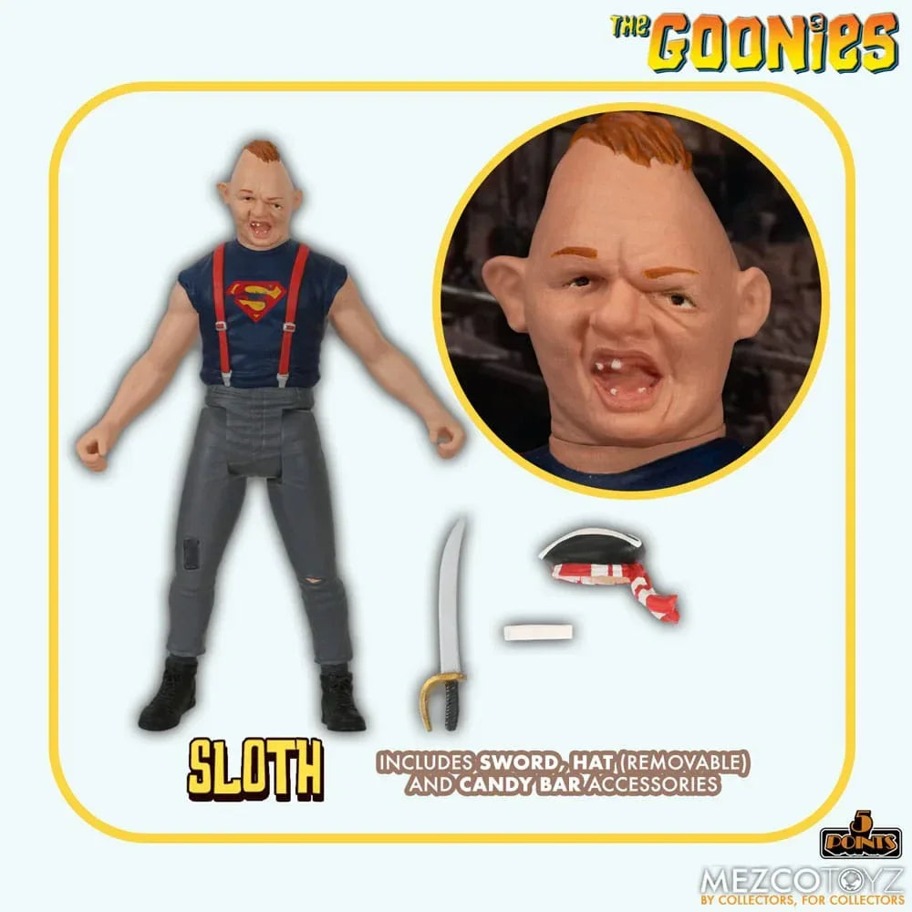 The Goonies 5 Points Action Figures 9 cm Assortiment (20) Mezco Toys
