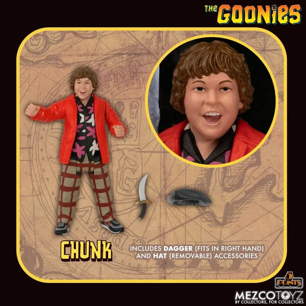 The Goonies 5 Points Action Figures 9 cm Assortiment (20) Mezco Toys