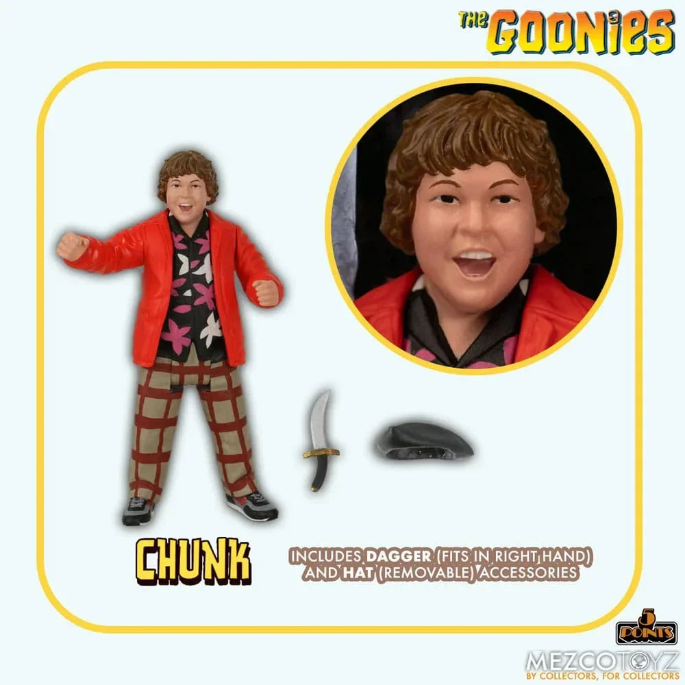 The Goonies 5 Points Action Figures 9 cm Assortiment (20) Mezco Toys