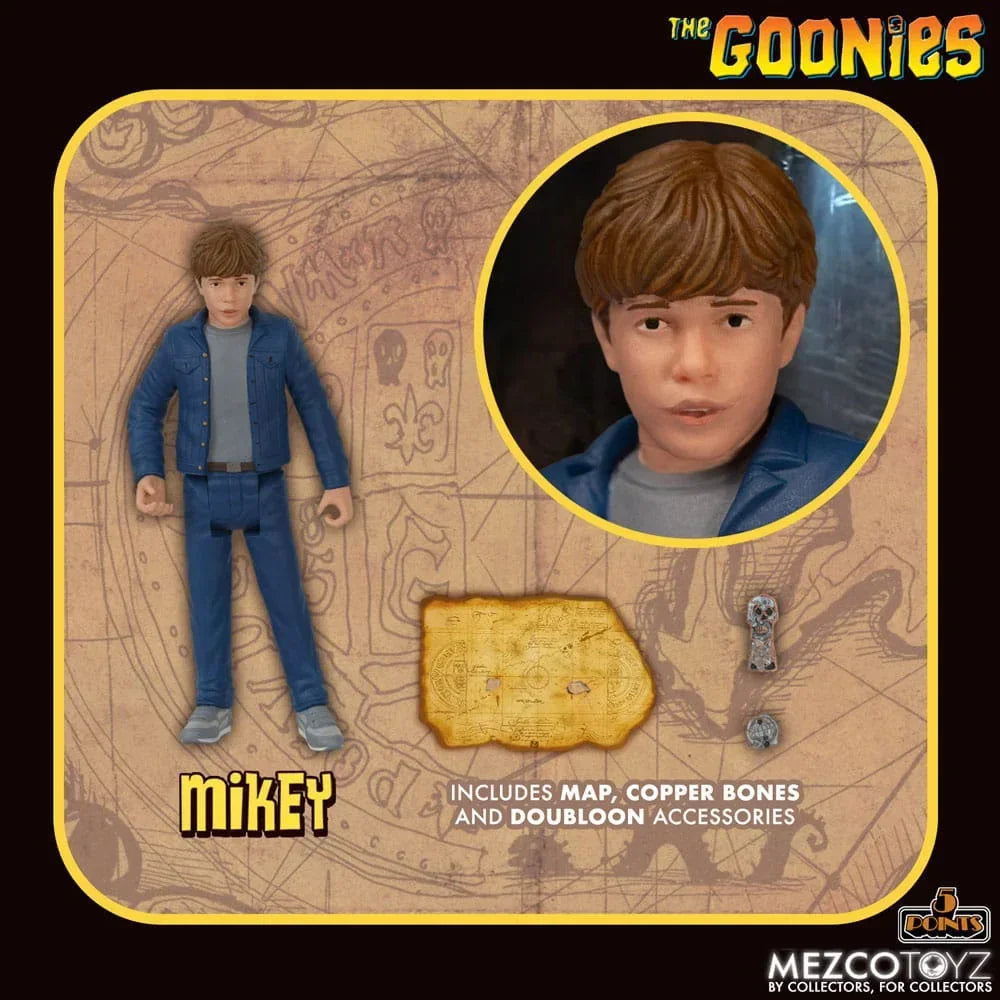 The Goonies 5 Points Action Figures 9 cm Assortiment (20) Mezco Toys