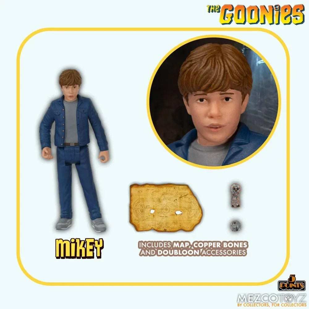The Goonies 5 Points Action Figures 9 cm Assortiment (20) Mezco Toys