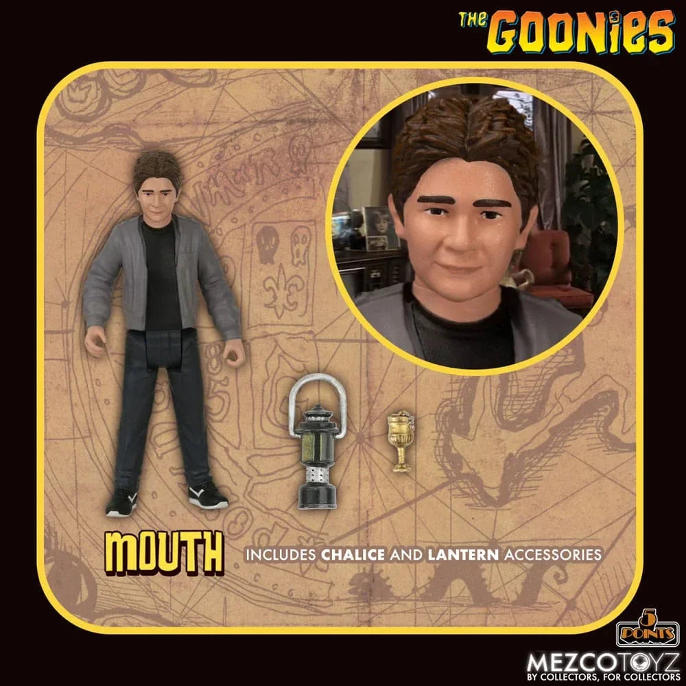 The Goonies 5 Points Action Figures 9 cm Assortiment (20) Mezco Toys
