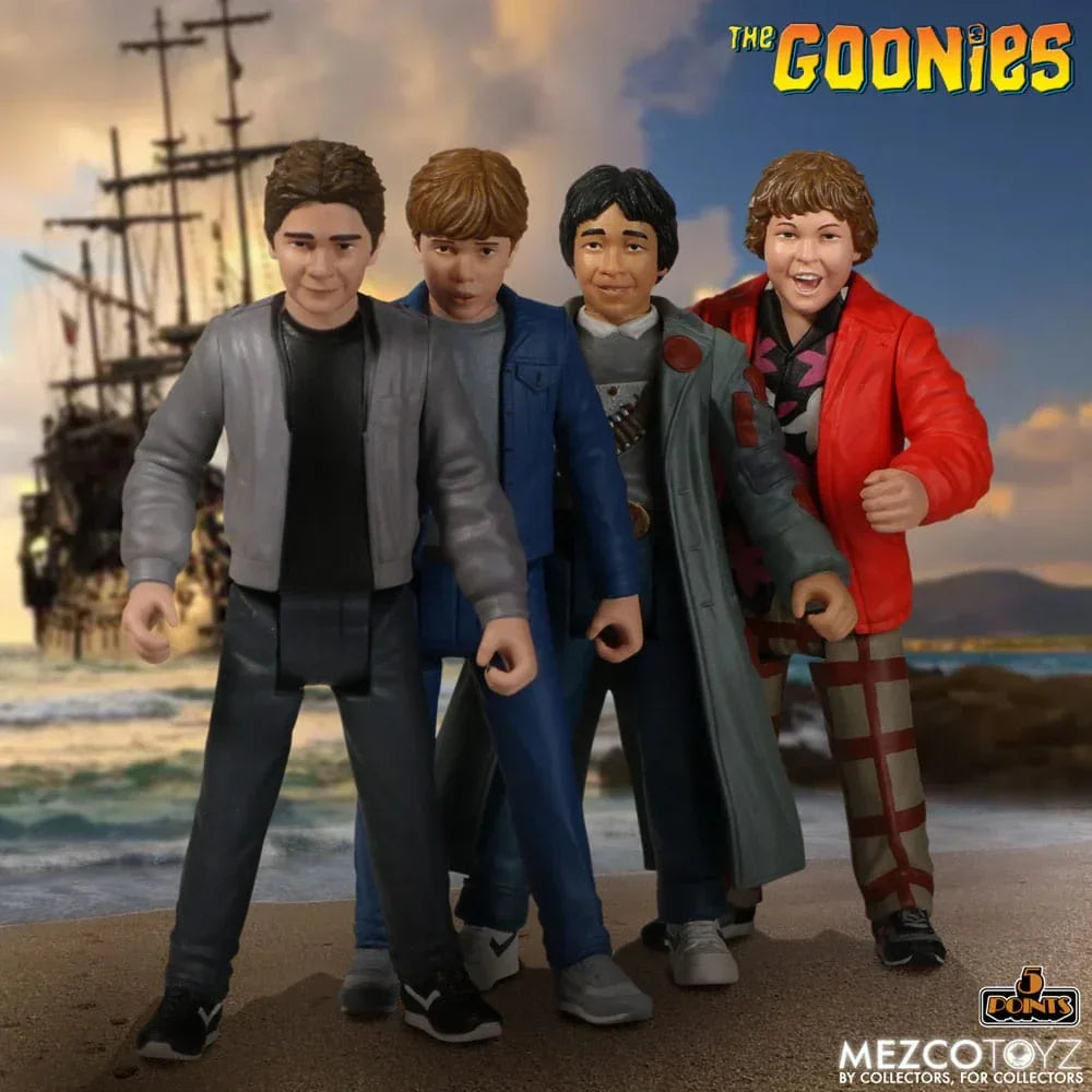 The Goonies 5 Points Action Figures 9 cm Assortiment (20) Mezco Toys