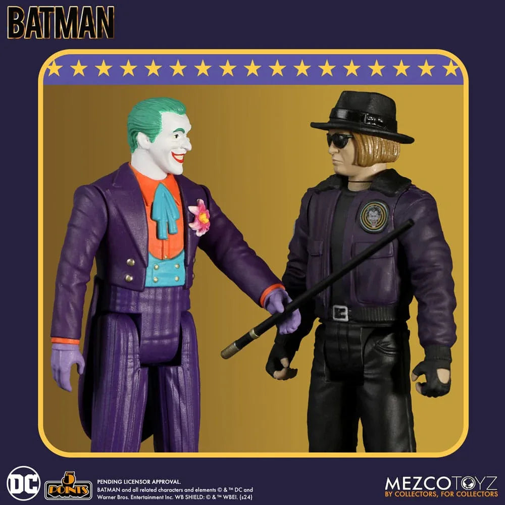 Batman (1989) 5 Points Action Figur 9 cm Assortiment (24) Mezco Toys