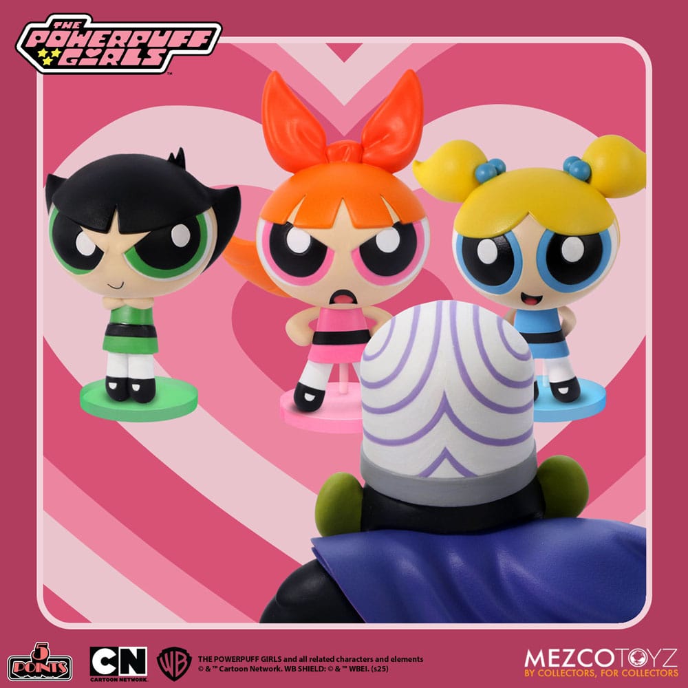 Powerpuff Girls Julsemester 5 Points Action Figurer 10 cm Assortiment (16) Mezco Toys
