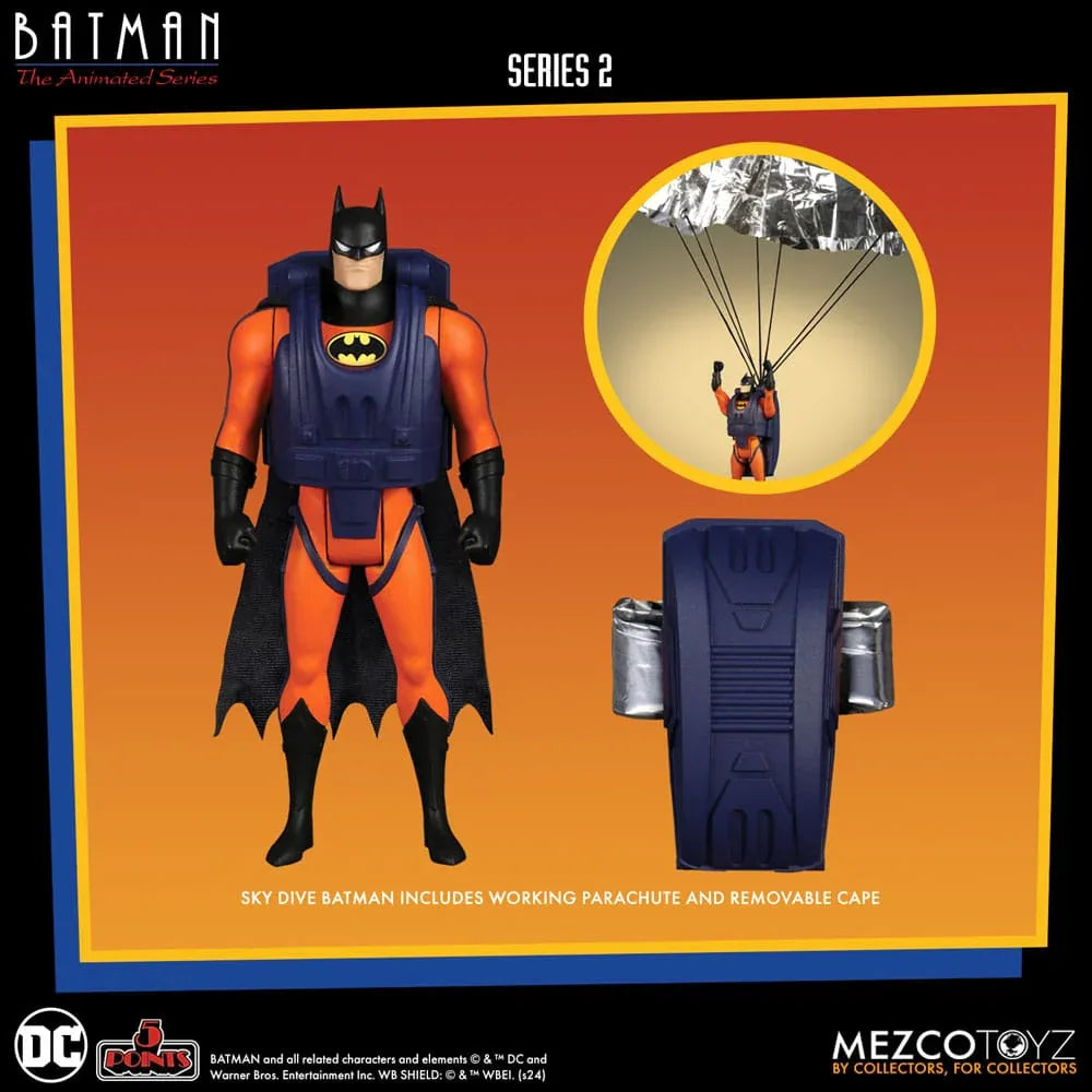 Batman: The Animated Series 2 5 Points Action Figurr Deluxe Box Set 9 cm Mezco Toys