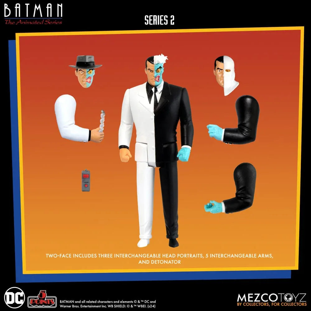 Batman: The Animated Series 2 5 Points Action Figurr Deluxe Box Set 9 cm Mezco Toys