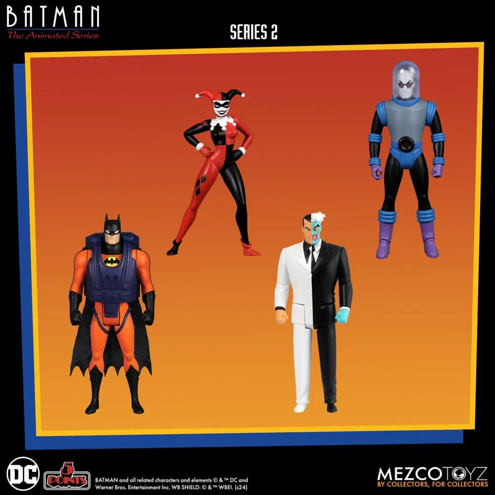 Batman: The Animated Series 2 5 Points Action Figurr Deluxe Box Set 9 cm Mezco Toys