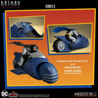 Batman: The Animated Series 2 5 Points Action Figur Batman & Batcycle 10 cm Mezco Toys