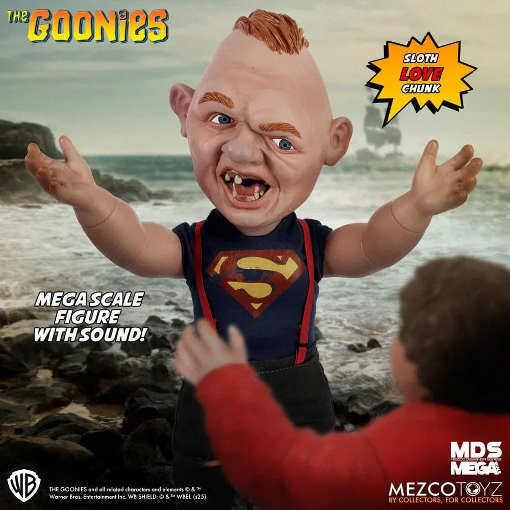 The Goonies MDS Mega Scale Gosedjur: Pratande Sloth med Ljud 38 cm Mezco Toys