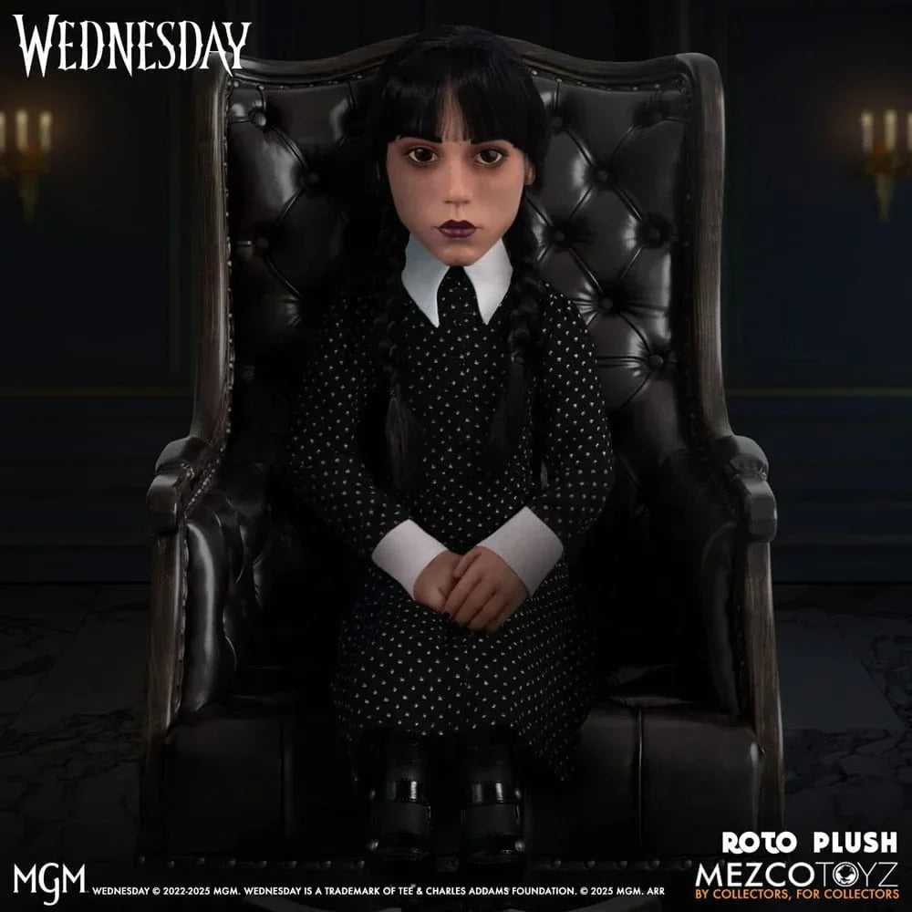 Wednesday MDS Roto Gosedjur 46 cm - En Skrämmande Söthet Mezco Toys