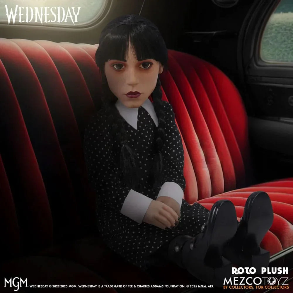 Wednesday MDS Roto Gosedjur 46 cm - En Skrämmande Söthet Mezco Toys