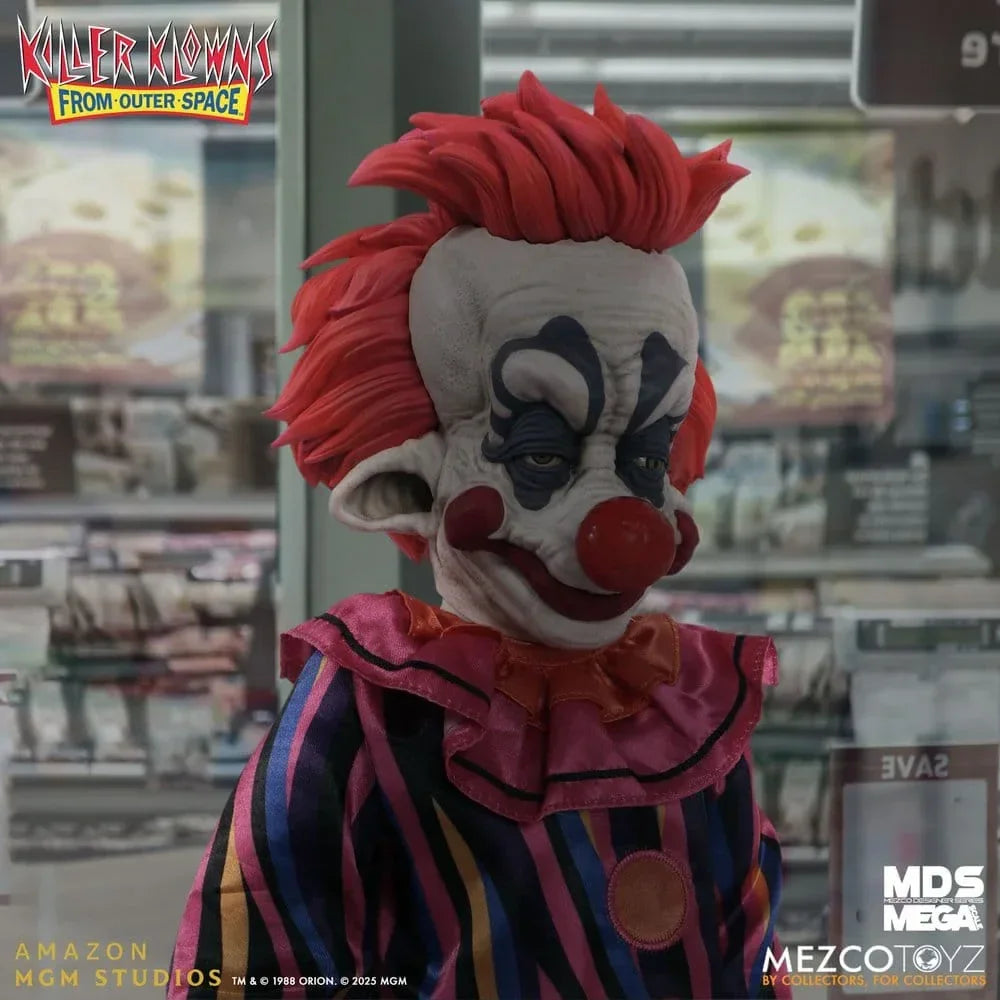 Killer Klowns from Outer Space MDS Mega Scale gosedjur Doll Rudy 38 cm Mezco Toys