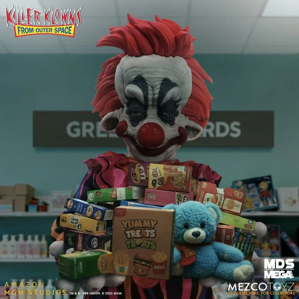 Killer Klowns from Outer Space MDS Mega Scale gosedjur Doll Rudy 38 cm Mezco Toys