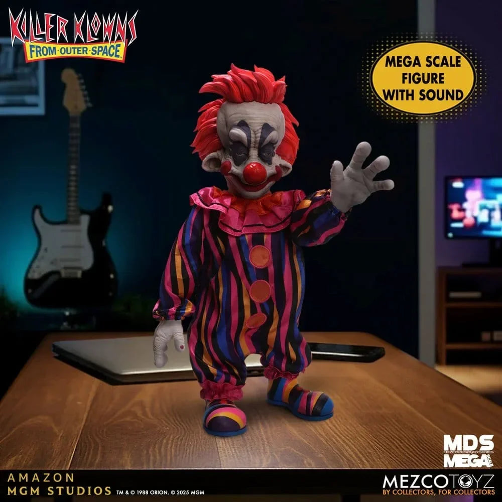 Killer Klowns from Outer Space MDS Mega Scale gosedjur Doll Rudy 38 cm Mezco Toys