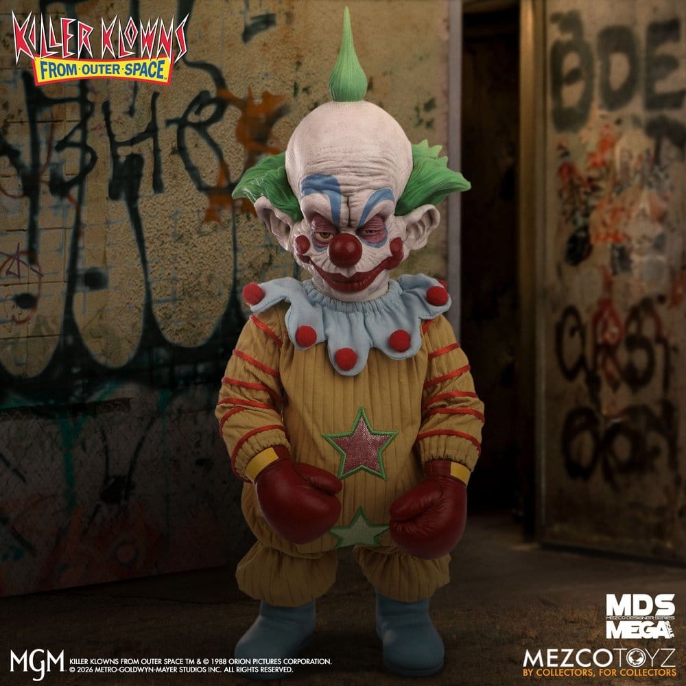 Killer Klowns From Outer Space MDS Mega Scale gosedjursdocka Shorty 38 cm