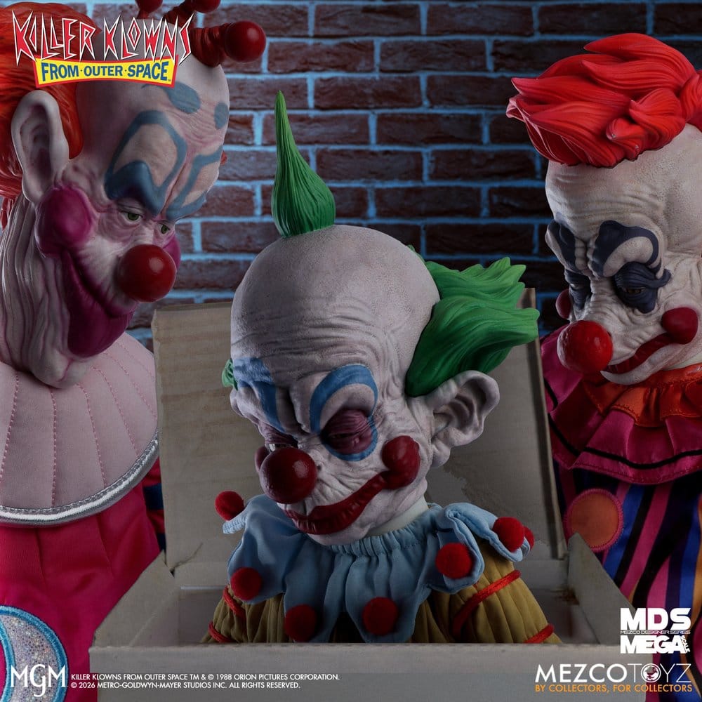 Killer Klowns From Outer Space MDS Mega Scale gosedjursdocka Shorty 38 cm