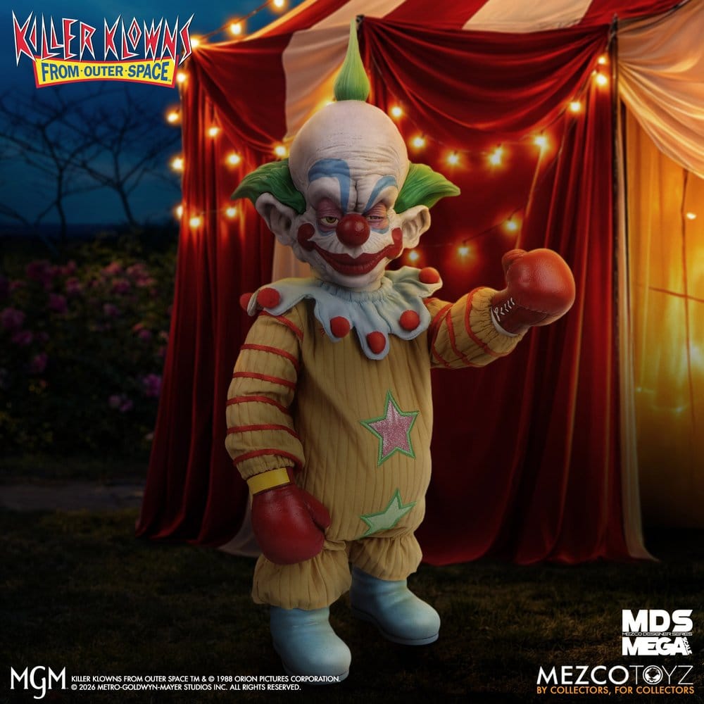 Killer Klowns From Outer Space MDS Mega Scale gosedjursdocka Shorty 38 cm