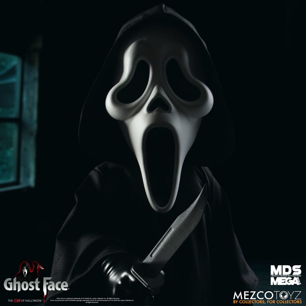 Ghost Face MDS Mega Scale Gosedjur Docka Ghost Face 38 cm