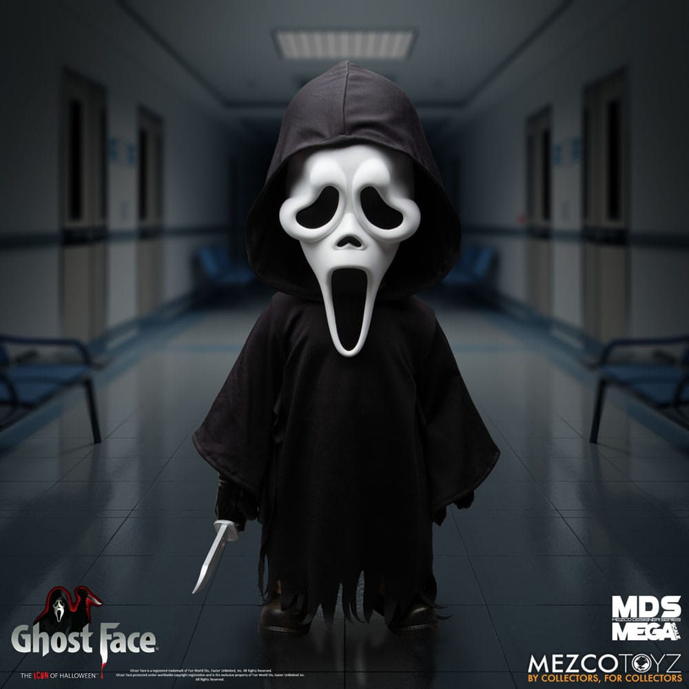 Ghost Face MDS Mega Scale gosedjur Doll Ghost Face 38 cm