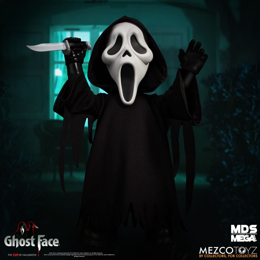 Ghost Face MDS Mega Scale Gosedjur Docka Ghost Face 38 cm
