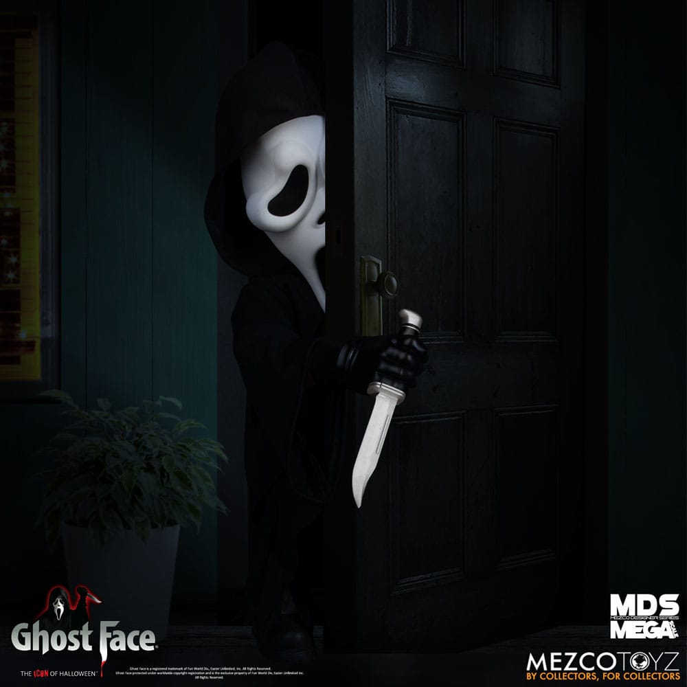 Ghost Face MDS Mega Scale Gosedjur Docka Ghost Face 38 cm
