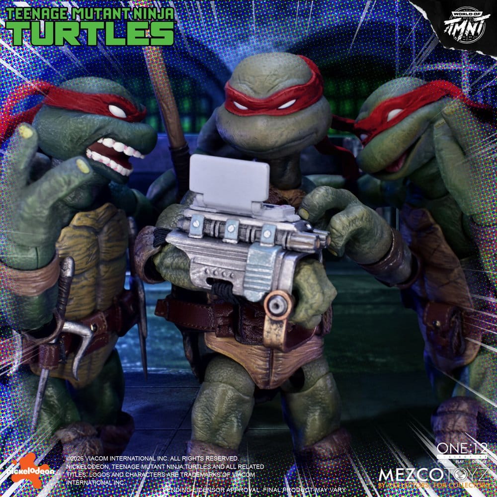 Teenage Mutant Ninja Turtles One:12 Collective Actionfigurset 1/12 i låda, 17 cm