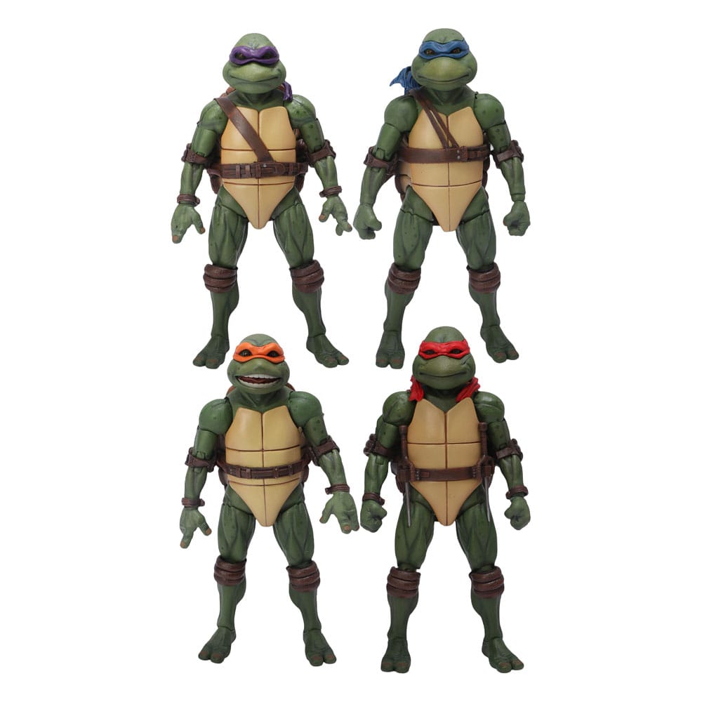 Teenage Mutant Ninja Turtles Figurer boxset 1/12 Teenage Mutant Ninja Turtles (1990 Film) 15 cm Mezco Toys