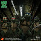 Teenage Mutant Ninja Turtles Figurer boxset 1/12 Teenage Mutant Ninja Turtles (1990 Film) 15 cm Mezco Toys