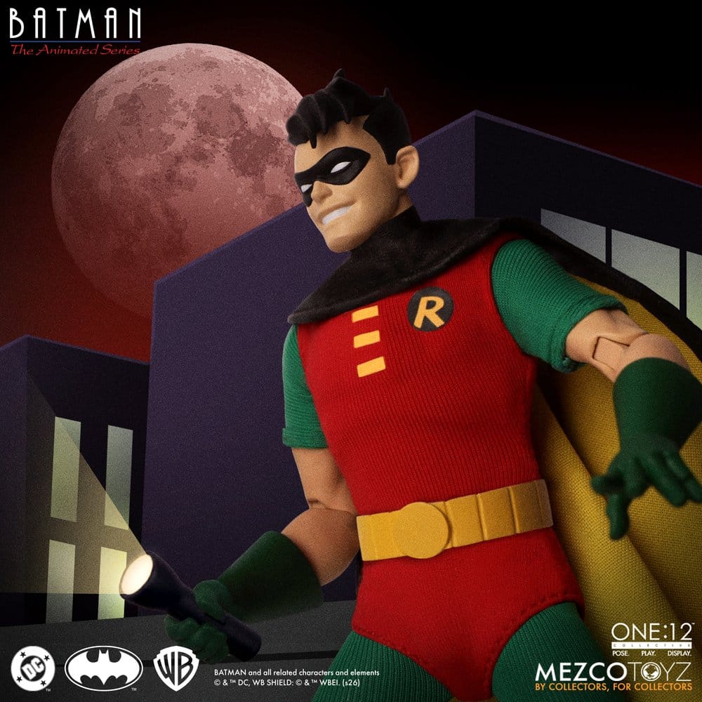Batman: Den Animerade Serien One:12 Collective Action Figur 1/12 Robin 17 cm