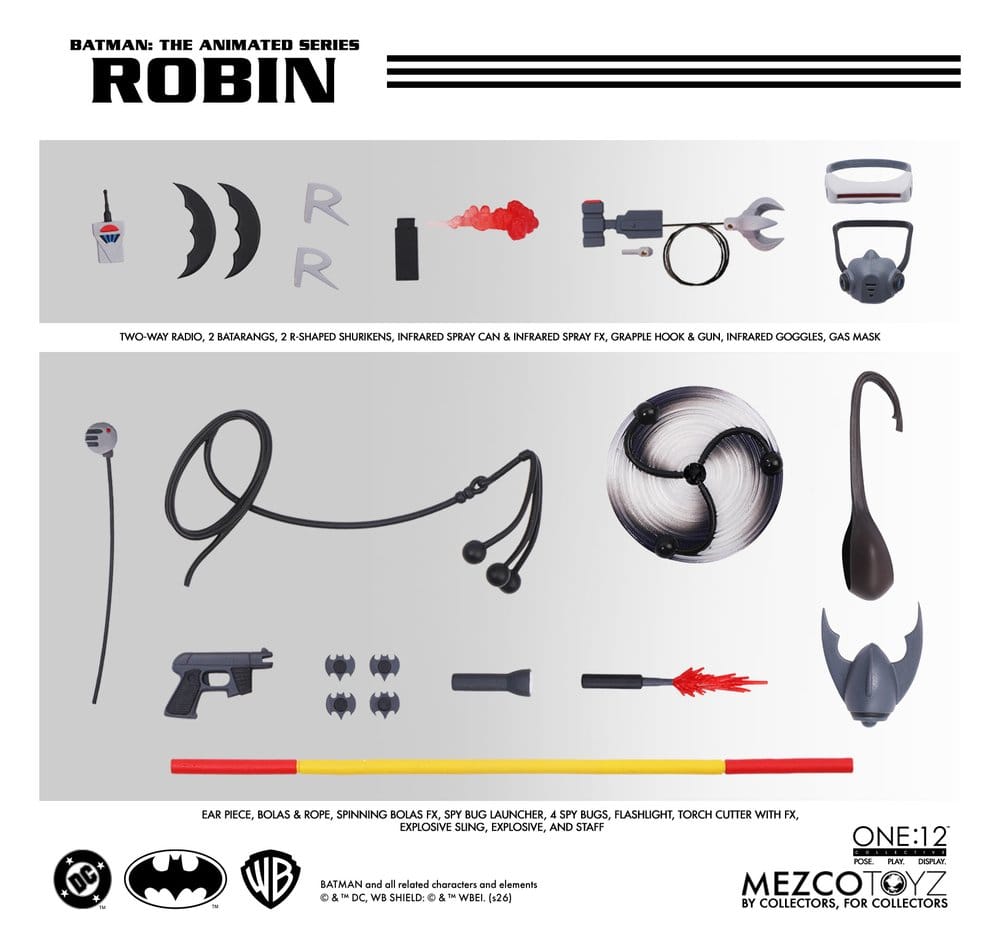 Batman: Den Animerade Serien One:12 Collective Action Figur 1/12 Robin 17 cm