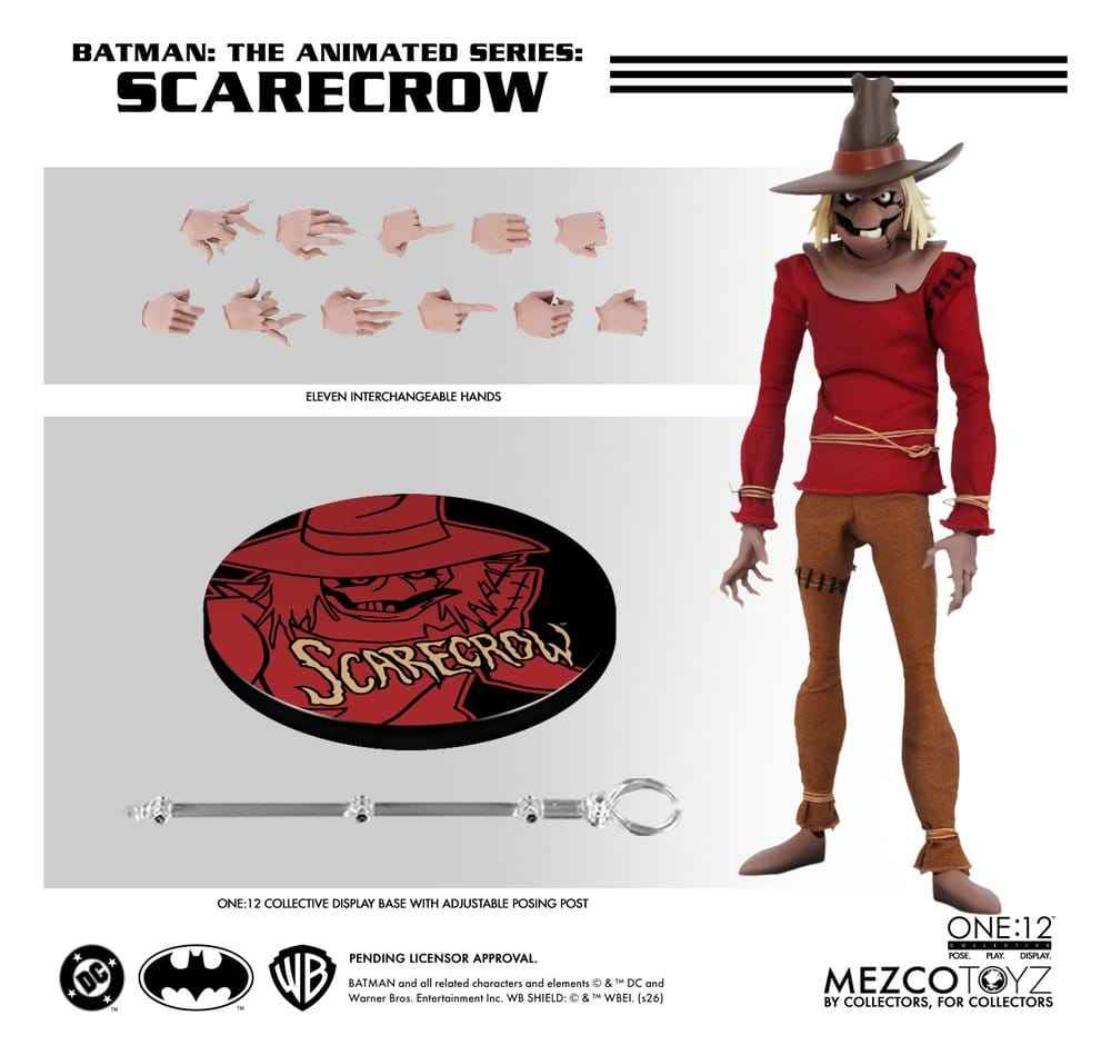 Batman: The Animated Series One:12 Collective Action Figur Skräcken 17 cm