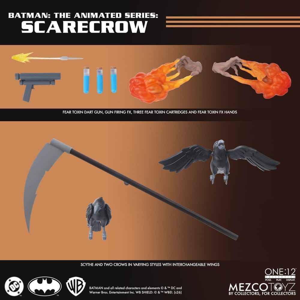 Batman: The Animated Series One:12 Collective Action Figur Skräcken 17 cm