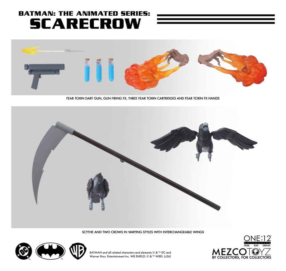 Batman: The Animated Series One:12 Collective Action Figur Skräcken 17 cm
